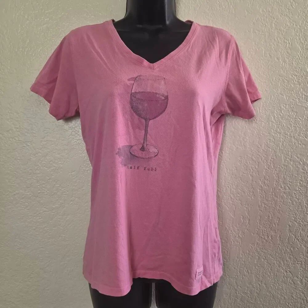 Life is Good Half Full T-shirt